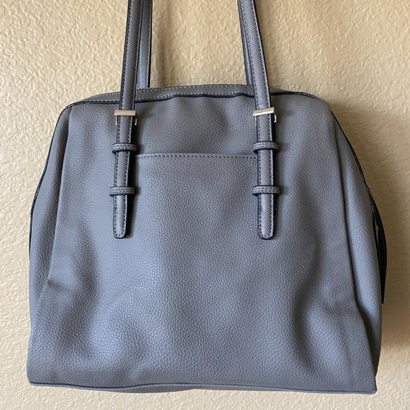 Kenneth Cole Reaction Gray Shoulder Bag - Picture 2 of 16